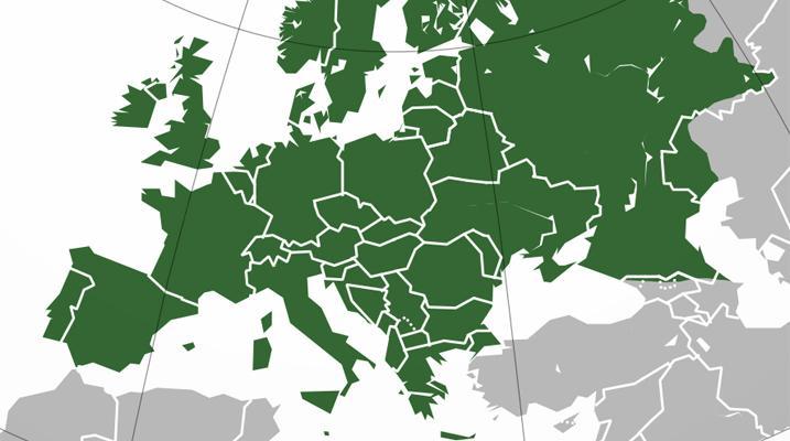 Image European countries by area